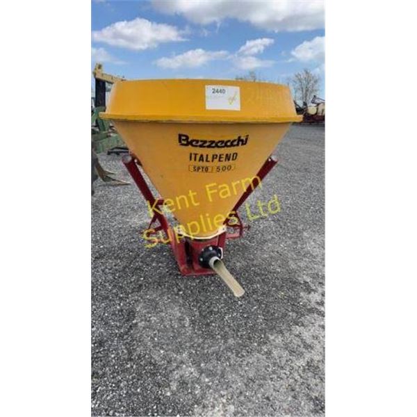 BEZZECCHI SPT 550 FERTILIZER SPREADER 3PT