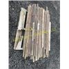 Image 1 : WOODEN SNOW FENCE SLATS ONE BUNDLE