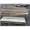 Image 3 : WOODEN SNOW FENCE SLATS ONE BUNDLE