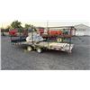 Image 3 : HOMEMADE 16' X 8' SNOWMOBLIE TRAILER