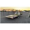 Image 4 : HOMEMADE 16' X 8' SNOWMOBLIE TRAILER
