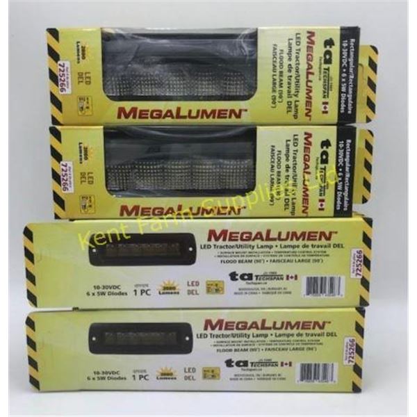 TECHSPAN LED TRACTOR/UTILITY LAMP RECTANGULAR