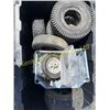 Image 3 : BIN OF ASSORTED LAWN MOWER TIRES USED