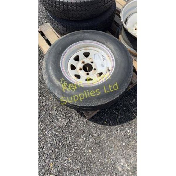 14"  5 BOLT TRAILER TIRE