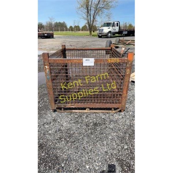 STEEL CAGE 48" L X 53" W X 36"H