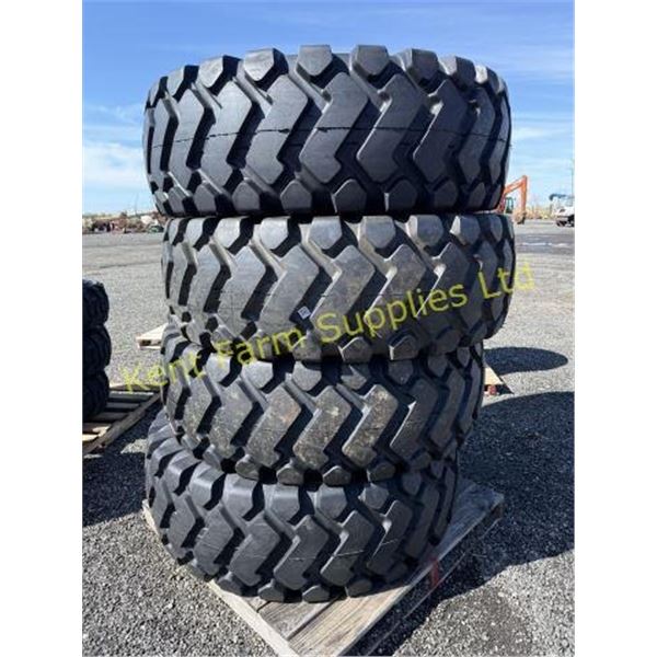 4 NEW  20.5-25 WHEEL LOADER TIRES