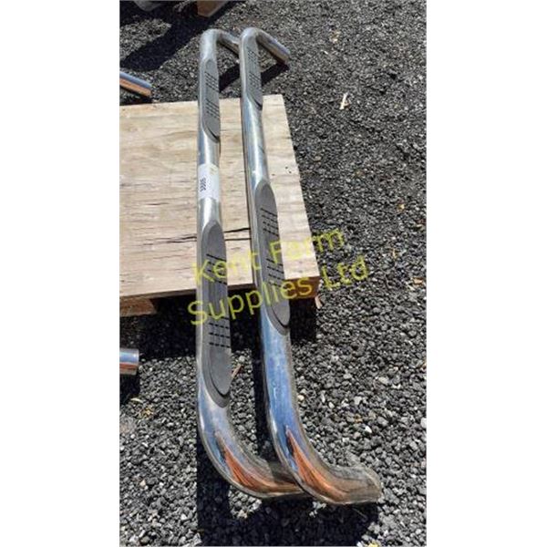CHROME RUNNING BOARDS FOR PICK  UP TRUCK