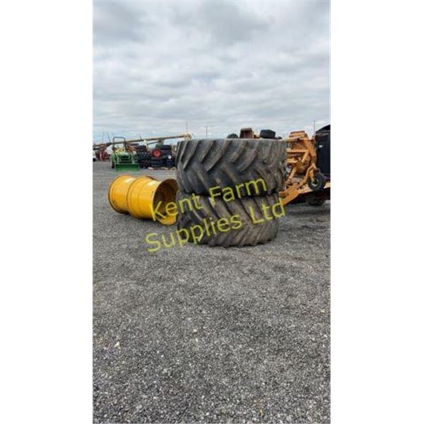 2X TIRE & RIM 30.5L 32' 16 PLY