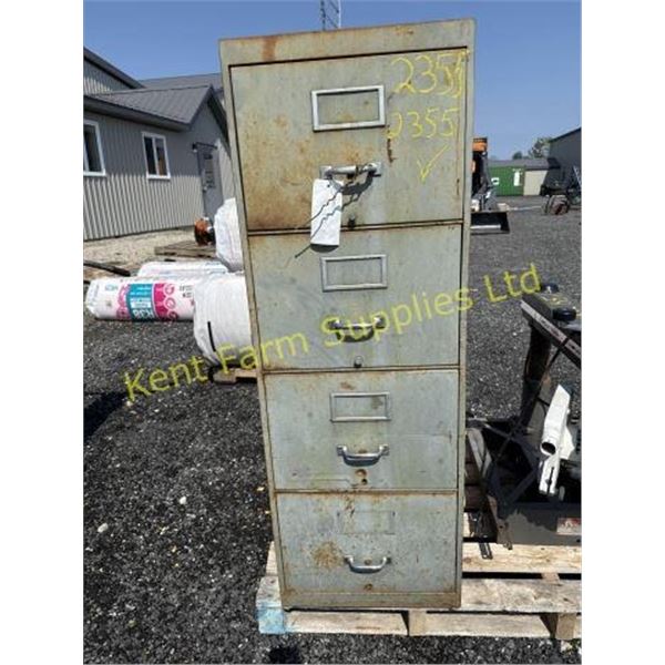 METAL FILING CABINET - 4 DRAWER