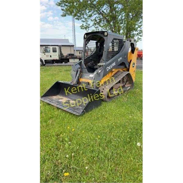 2017 JOHN DEERE 317G TRACK SKIDSTEER
