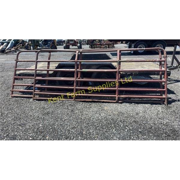 7 ROUND BAR GATES 9'L & 11'L X 4'H