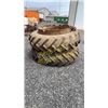 Image 4 : US ROYAL 15.5-38 DUAL WHEELS WITH CLAMPS