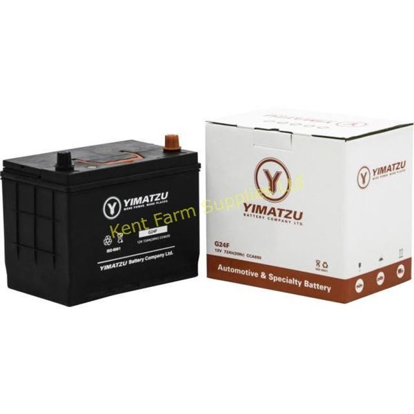 NEW BATTERY-GROUP 24F AUTOMOTIVE 12v 72AH 650CCA
