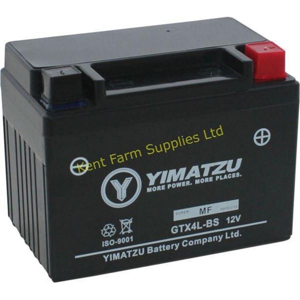NEW BATTERY-GTX4L-FA YIMATZU BRAND PRE-FILLED GEL