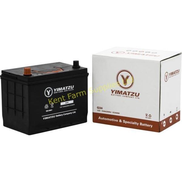 NEW BATTERY-GROUP 34 AUTOMOTIVE 12V 72AH 650CCA