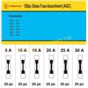 Image 1 : NEW GLASS FUSE KIT-AGC GLASS AUTO FUSE (120PCS)