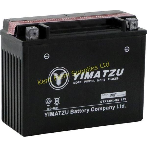 NEW BATTERY-GTX24HL-BS YIMATZU AGM