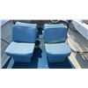 Image 13 : VINTAGE FIBERGLASS BOAT & TRAILER 16'