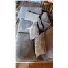 Image 5 : Upholstered Corner sofa Chair (Grey)