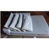 Image 1 : White Upholstered Sofa