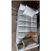 Image 1 : White tufted leather sofa