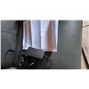 Image 6 : Grey Leather Recliner Chair with Footrest Extension