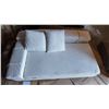 Image 1 : Light-Coloured Sofa Bed with Cushions