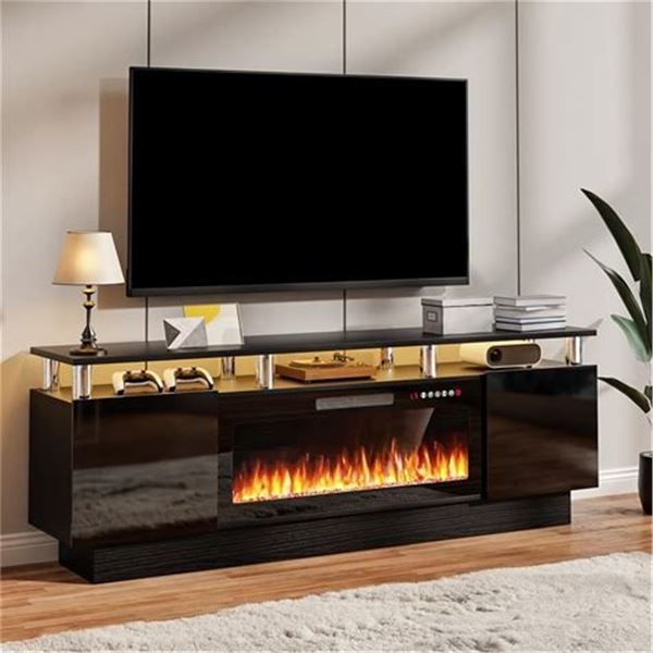 Electric Fireplace (Black)