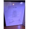 Image 3 : INTERNATIONAL AEROSPACE HALL OF FAME COMMEMORATIVE PRINT SET PAPER FRAMED CHARLES A. LINDBERGH PORTR