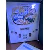 Image 3 : FLEETWOOD TREASURY OF AMERICA CHRISTMAS STAMPS COLLECTOR PANELS PAPER FRAMED DISPLAY WITH CERTIFICAT