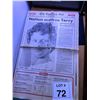 Image 1 : THE VANCOUVER SUN NEWSPAPER PAPER "NATION MOURNS TERRY" FRONT PAGE JUNE 29 1981