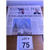Image 1 : NATIONAL POST NEWSPAPER PRINTED PAPER FRONT PAGE DECEMBER 31 1999