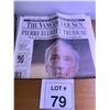 Image 1 : THE VANCOUVER SUN NEWSPAPER PAPER FRONT PAGE PIERRE ELLIOTT TRUDEAU TRIBUTE COVER SEPTEMBER 29 2000