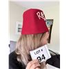 Image 3 : SHRINERS FEZ HAT FELT RHINESTONE "RUMES" LETTERING WITH BLACK TASSELS