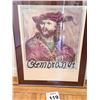 Image 2 : PAMELA DON HAMPT REMBRANDT PRINT PAPER FRAMED PORTRAIT 1976