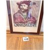 Image 3 : PAMELA DON HAMPT REMBRANDT PRINT PAPER FRAMED PORTRAIT 1976