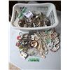 Image 1 : COSTUME JEWELRY MIXED ASSORTED NECKLACES BRACELETS EARRINGS LOT