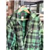 Image 1 : VINTAGE PIONEER JACKET WOOL BLEND GREEN BLACK BUFFALO PLAID ZIP FRONT SIZE MEDIUM