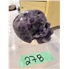 Image 2 : SKULLL AMETHYST STONE PURPLE POLISHED FINISH