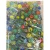 Image 1 : VINTAGE MARBLES UNKNOWN GLASS MIXED COLORS BAGGED LOT