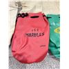 Image 3 : VINTAGE MARBLES BAGS MONTRO VINYL DRAWSTRING 101 MARBLES PRINTED
