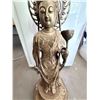 Image 3 : LARGE ASIAN- INSPIRED STANDING DEITY STATUE 30-36 TALL