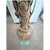 Image 5 : LARGE ASIAN- INSPIRED STANDING DEITY STATUE 30-36 TALL