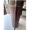 Image 4 : VINTAGE FIRE EXTINGUISHER PHOMONE METAL CYLINDER WITH RED CARRY HANDLE