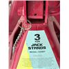 Image 2 : JACK STANDS  STEEL 3-TON CAPACITY MODEL T43001 BRAND NEW SET OF 4