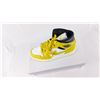 Image 3 : Nike WMNS Air Jordan 1 Mid (White/Vivid Sulfur-Black)