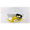 Image 2 : Nike WMNS Air Jordan 1 Mid (White/Vivid Sulfur-Black)