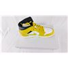 Image 4 : Nike WMNS Air Jordan 1 Mid (White/Vivid Sulfur-Black)