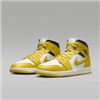 Image 1 : Nike WMNS Air Jordan 1 Mid (White/Vivid Sulfur-black)