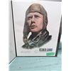 Image 1 : FRAMED CHARLES A. LINDBERGH FIRST DAY OF ISSUE COMMEMORATIVE PRINT